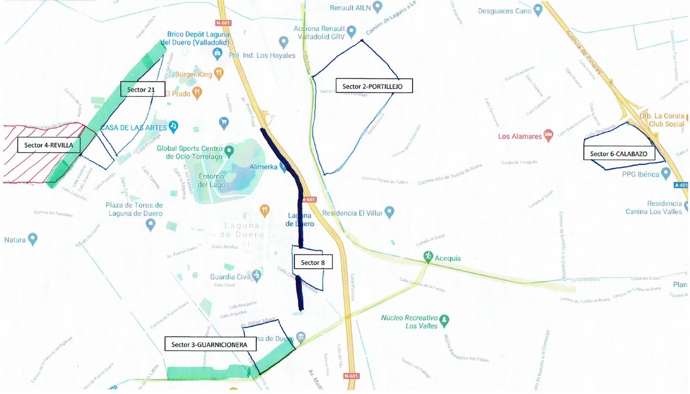 NUESTRAS PROPUESTAS AL BORRADOR INICIAL DEL PLAN GENERAL DE ORDENACIÓN URBANA DE LAGUNA DE DUERO